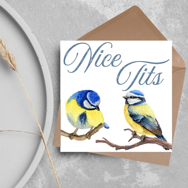 Funny Card, Nice Tits, Rude Card for Wife, for Girlfriend, for Her
