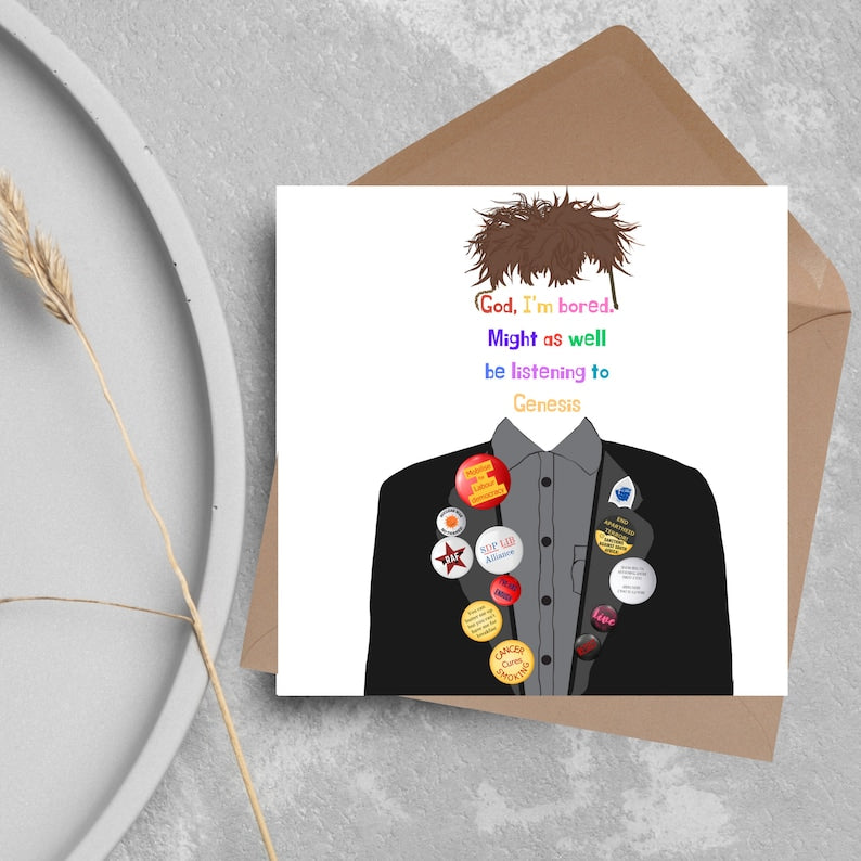 The Young Ones Card - Rik Mayall, Young Ones TV Show