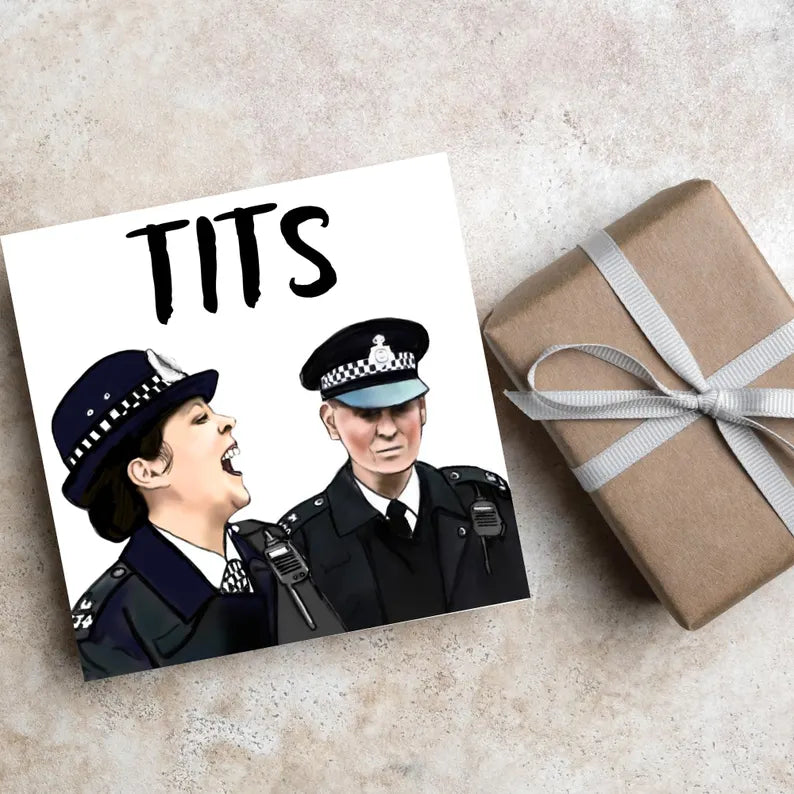 Hot Fuzz Card - Doris Thatcher, Tits, Rude Card