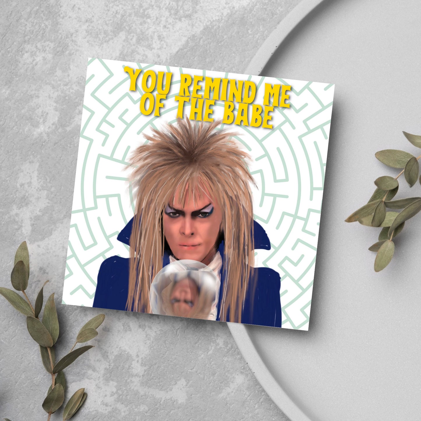 david bowie babe card