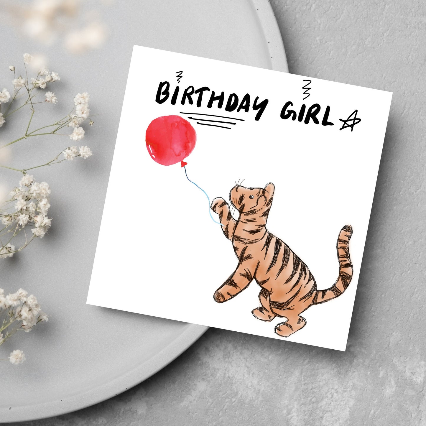 Tigger Birthday Card