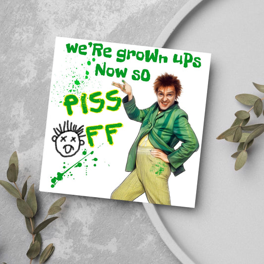 rik mayall movie card