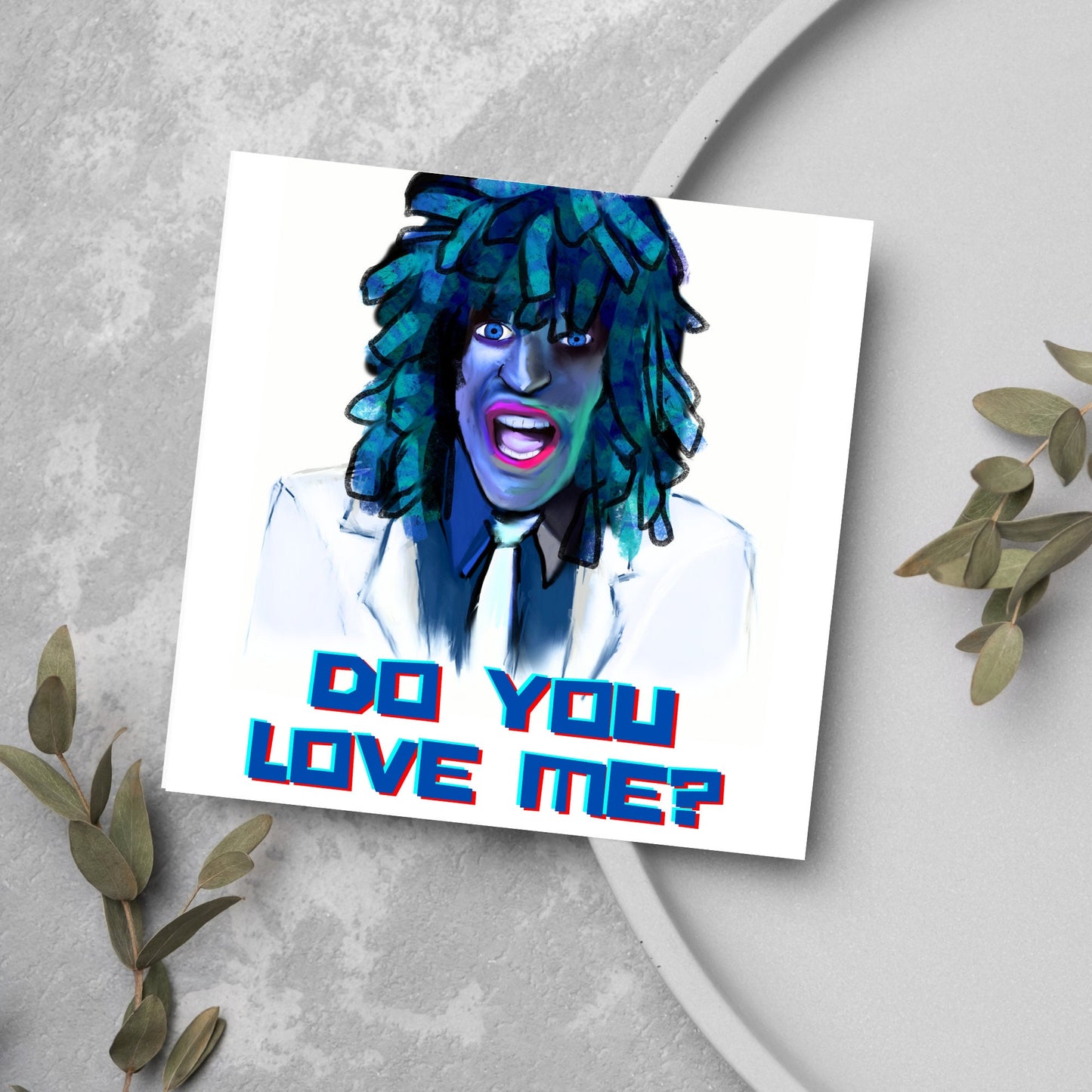 old gregg do you love me card