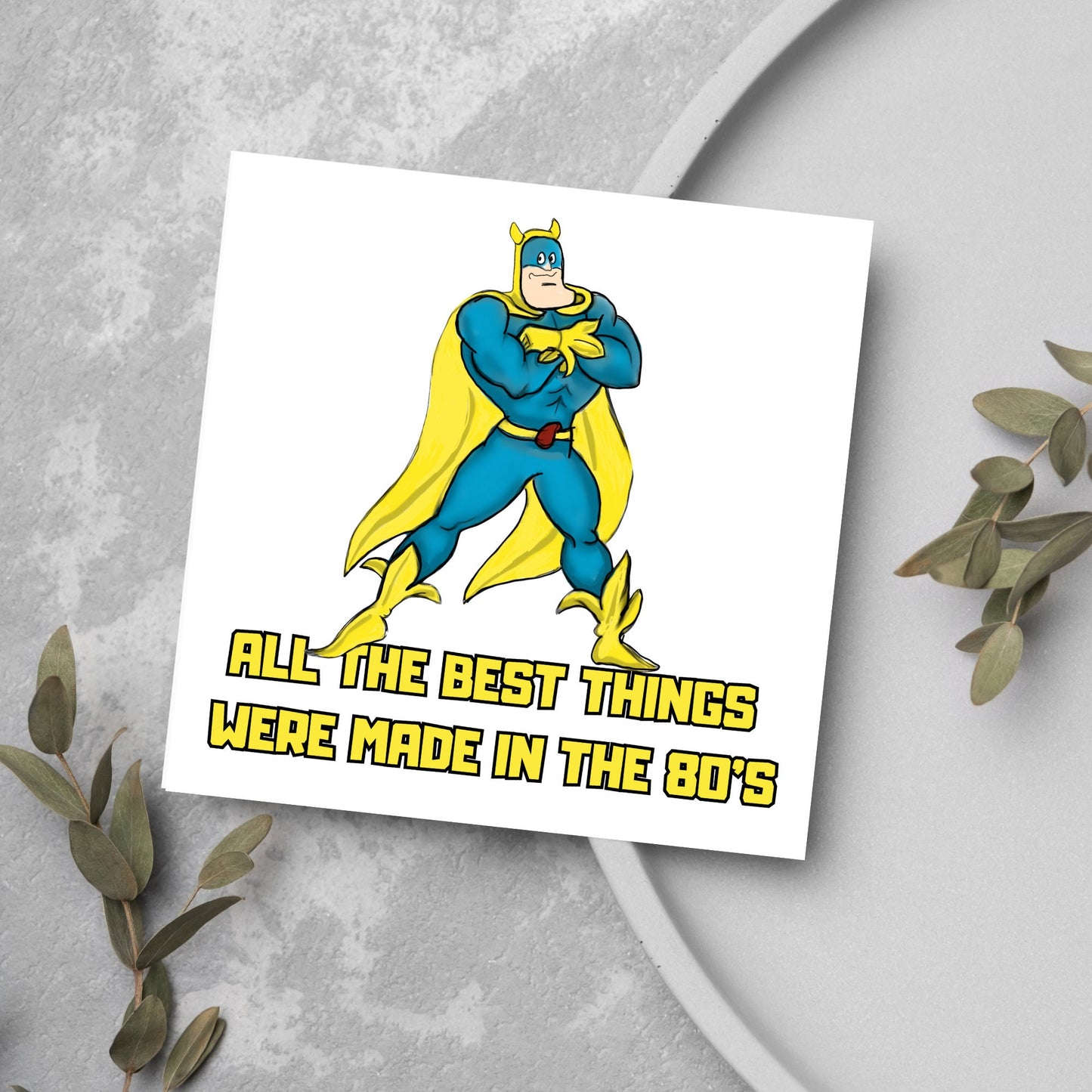 Cartoon birthday card