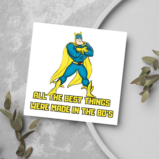 Cartoon birthday card