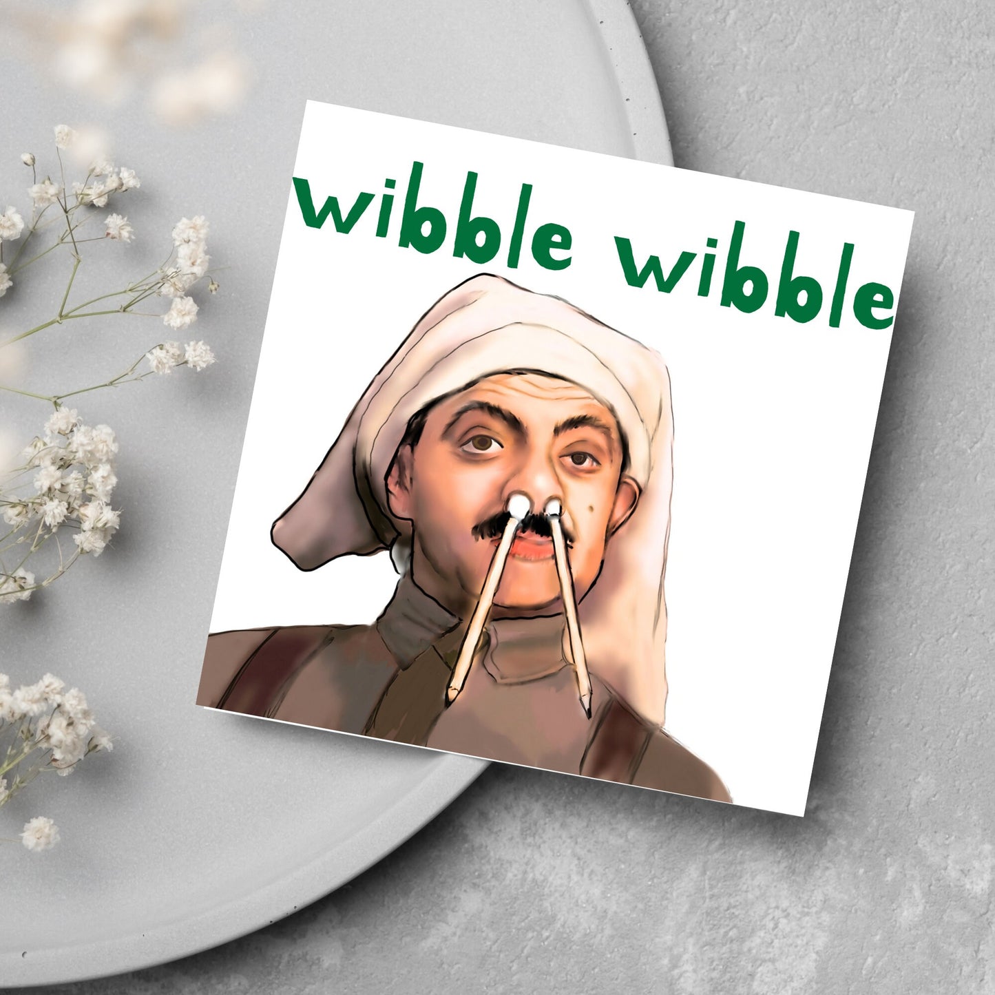 rowen atkinson blackadder goes forth wibble wibble