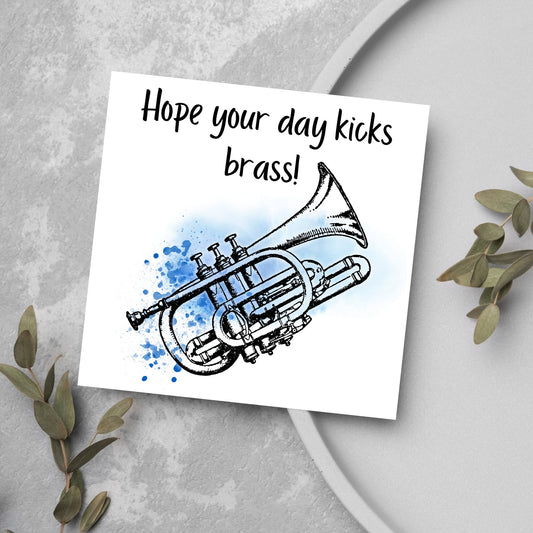 Horn Birthday Card
