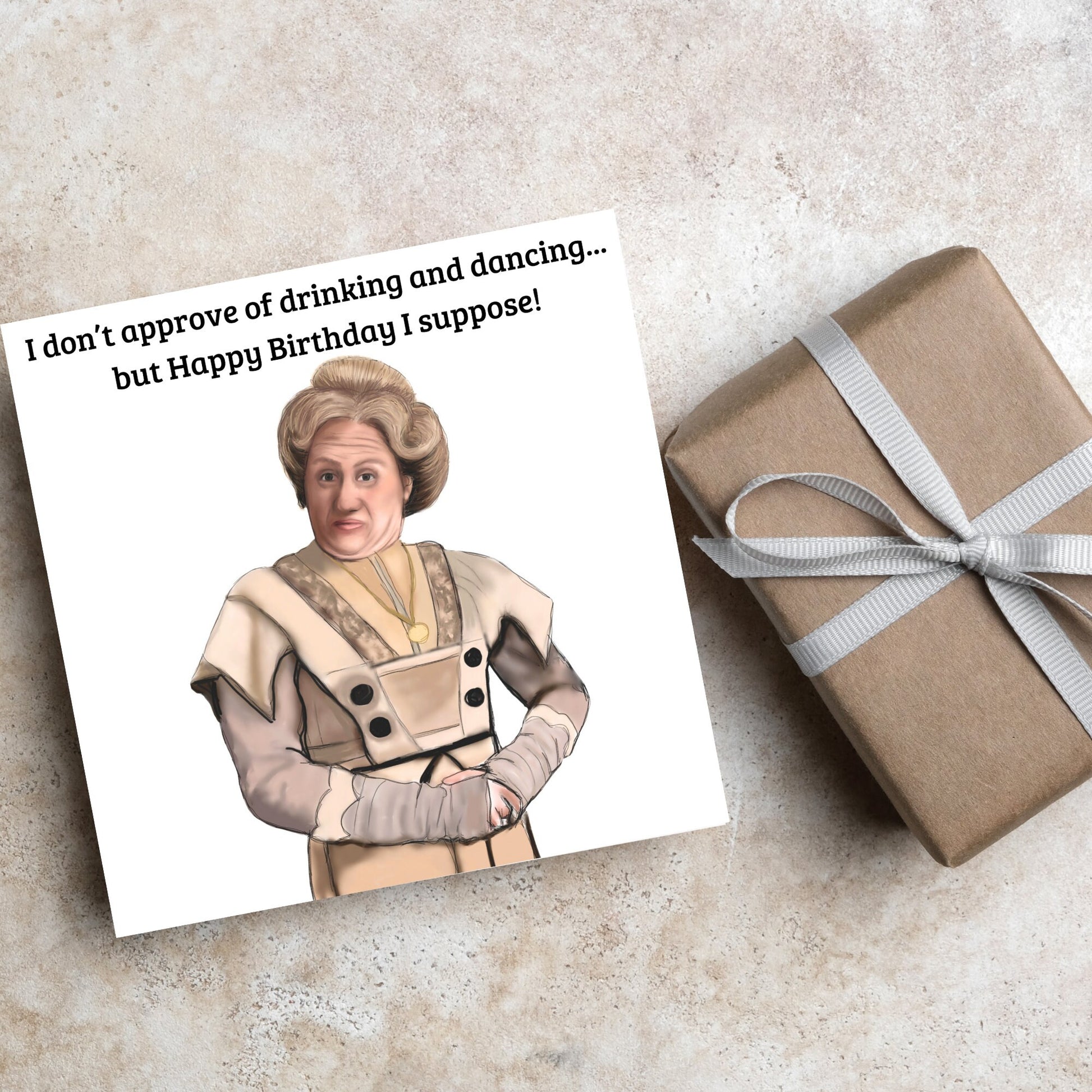 Lady Fanny Button card