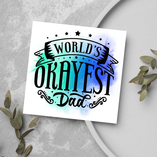blue and green watercolour card with black text