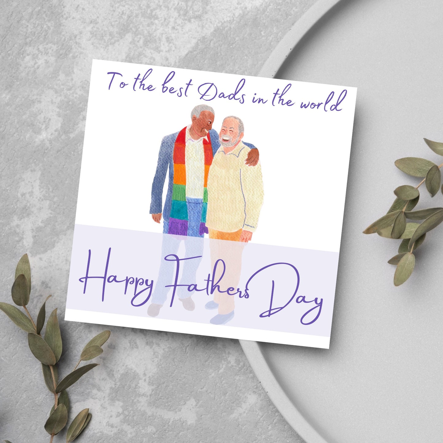 best dads in the world card