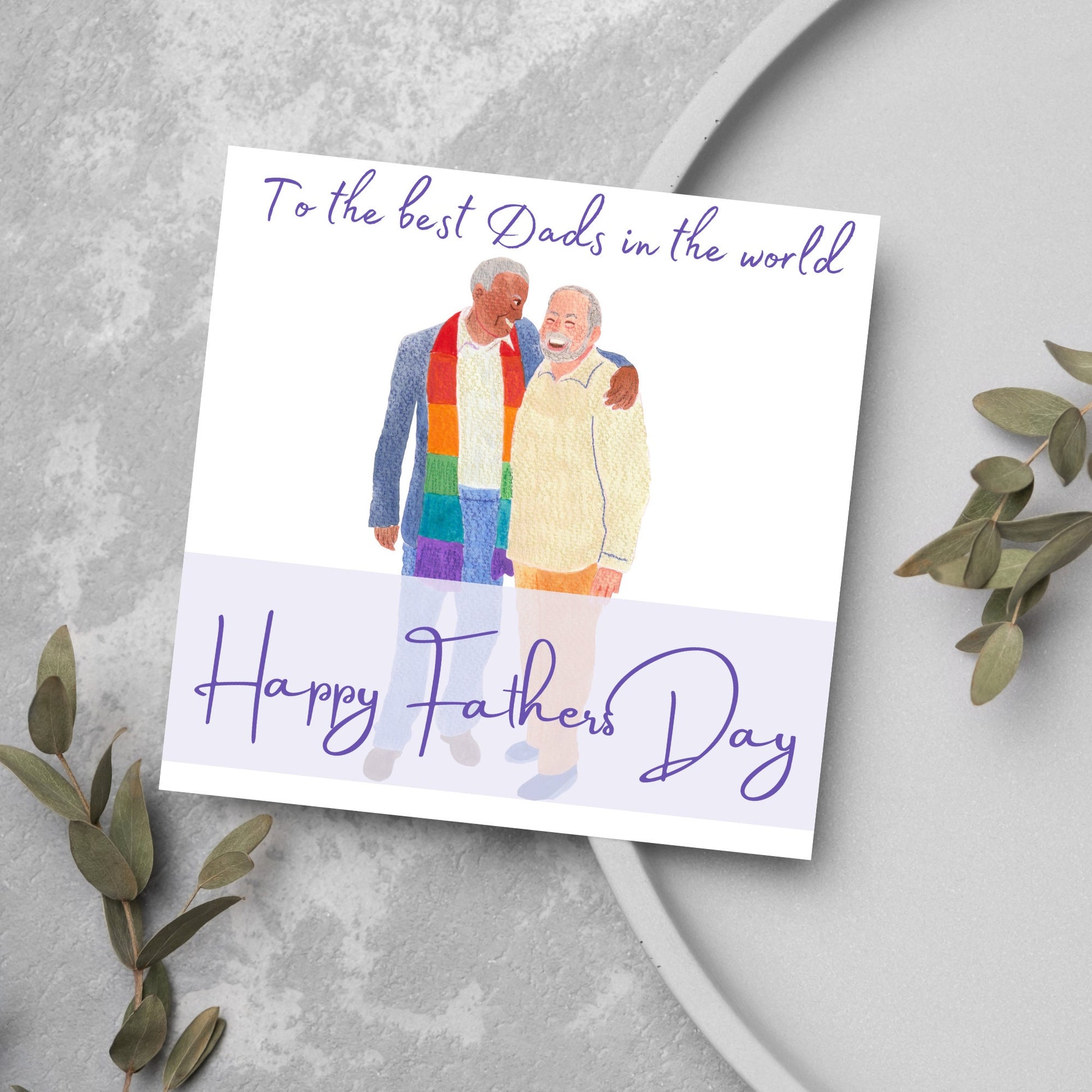 best dads in the world card