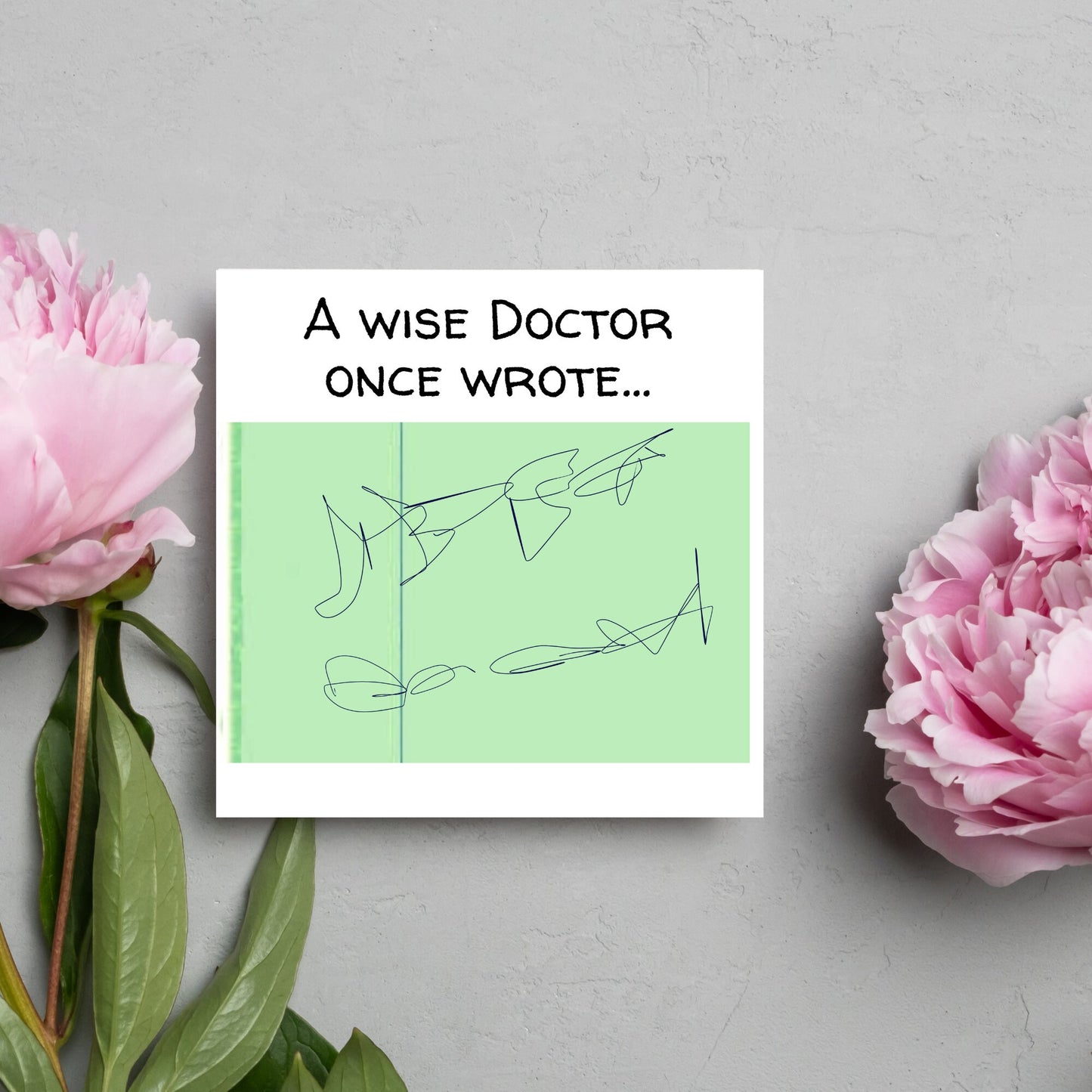 New Doctor Card, Junior Doctor Card, Doctor Graduation Card, PhD acceptance Card, Funny Card for New Doctor, Doctors Handwriting Card