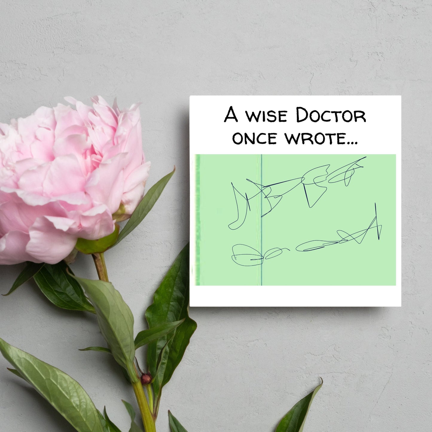 New Doctor Card, Junior Doctor Card, Doctor Graduation Card, PhD acceptance Card, Funny Card for New Doctor, Doctors Handwriting Card