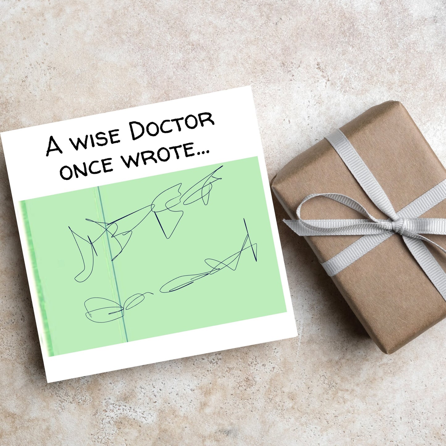 New Doctor Card, Junior Doctor Card, Doctor Graduation Card, PhD acceptance Card, Funny Card for New Doctor, Doctors Handwriting Card