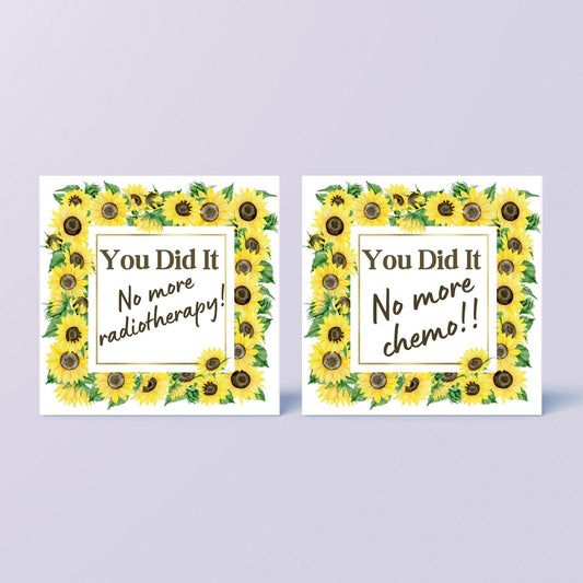 Card for Cancer Patients, End of Radiotherapy, End Of Chemotherapy, Well Done, End of Treatment, Recovery Card, Finished Treatment Card