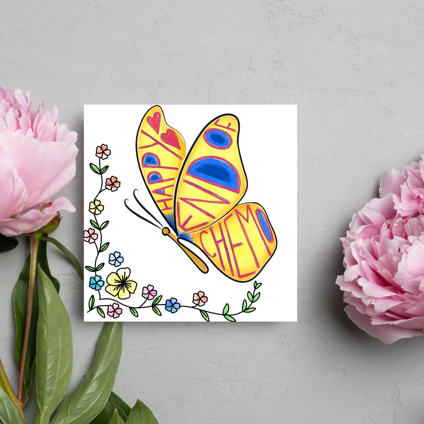 Happy End of Chemo Card for Cancer Patients, End Of Chemotherapy, Well Done, End of Treatment, Recovery Card, Finished Treatment Card