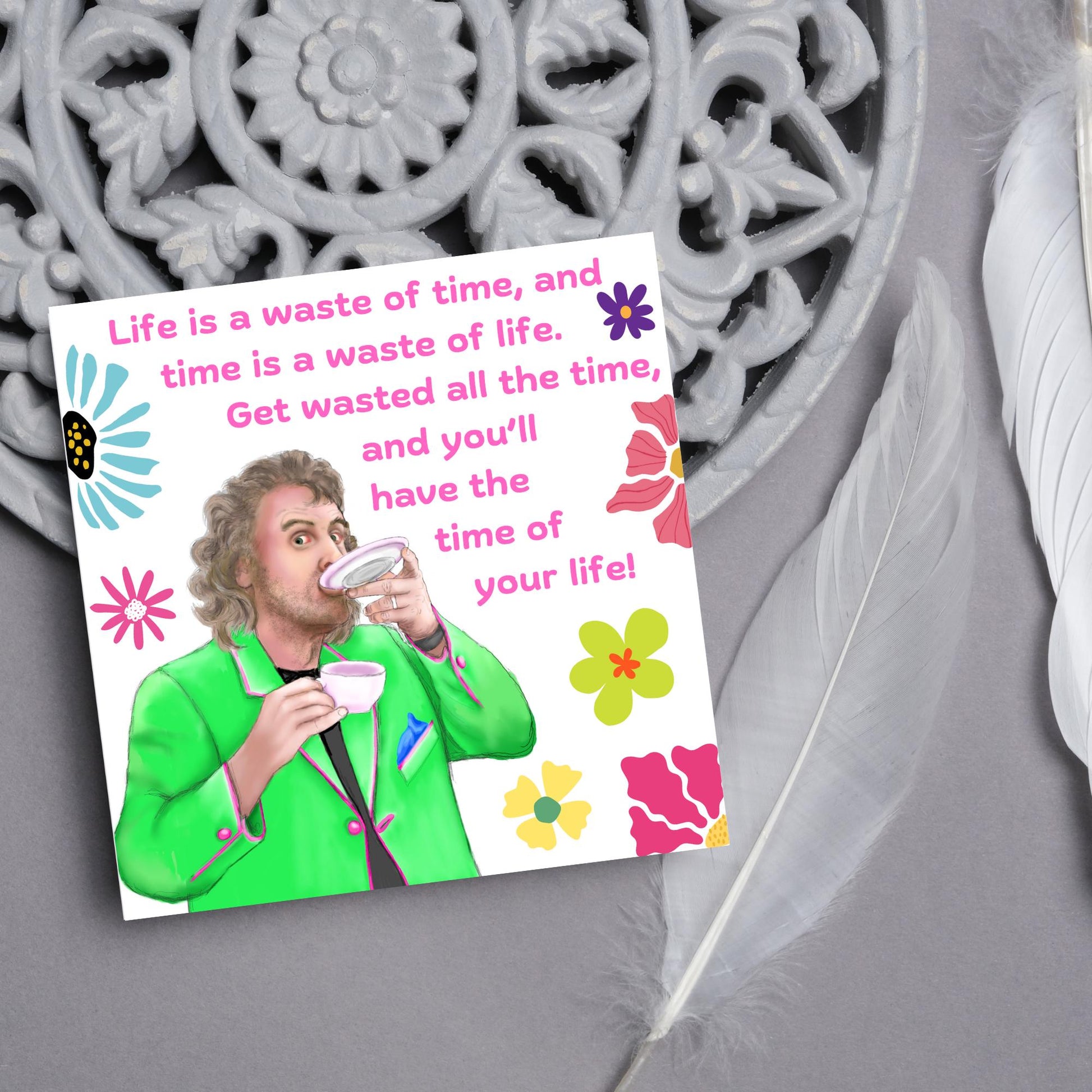 Billy Connolly Card Birthday Card, Funny Card for Him, Card for Her, Birthday Card, Friendship Card, Card For Dad