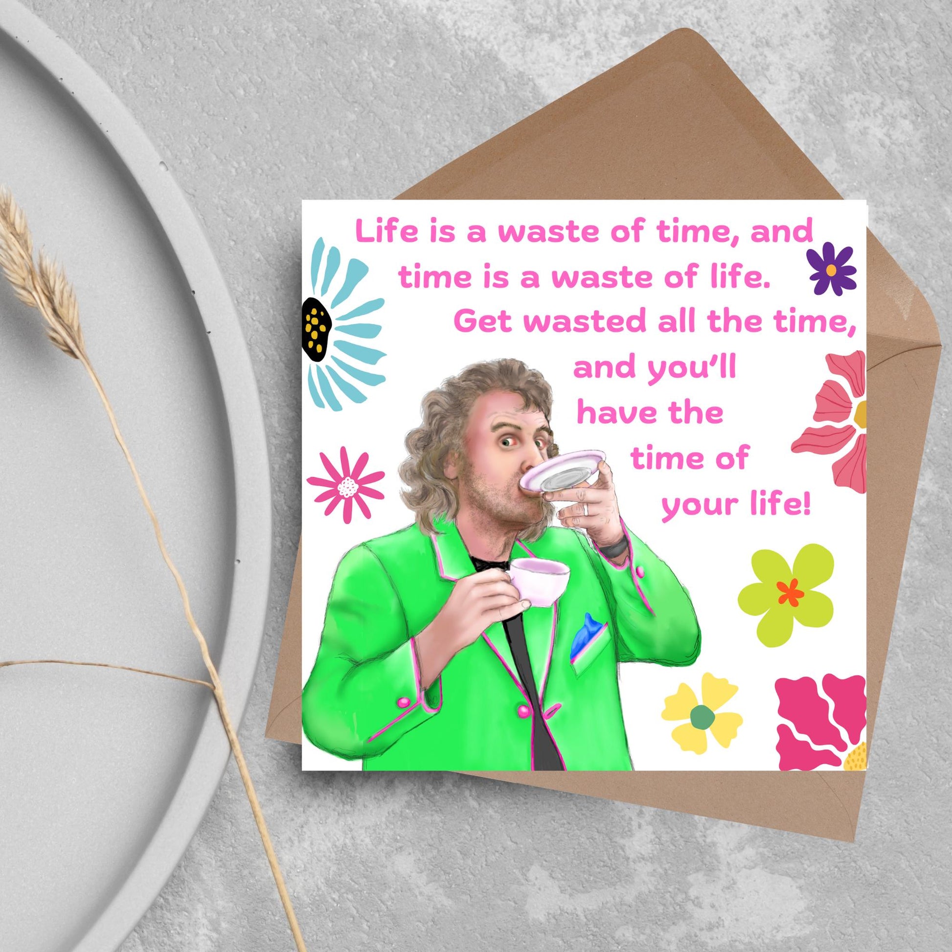 Billy Connolly Card Birthday Card, Funny Card for Him, Card for Her, Birthday Card, Friendship Card, Card For Dad