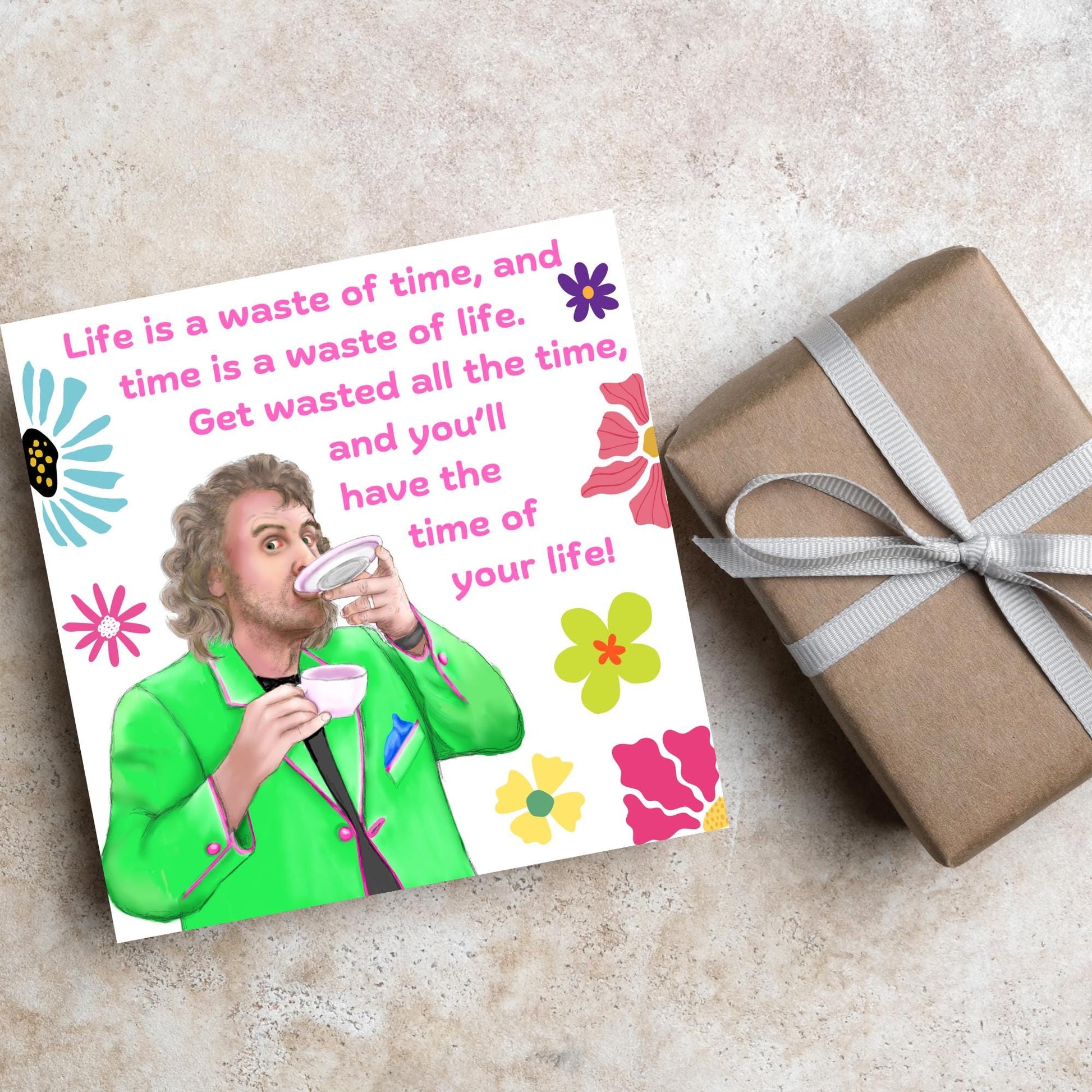 Billy Connolly Card Birthday Card, Funny Card for Him, Card for Her, Birthday Card, Friendship Card, Card For Dad
