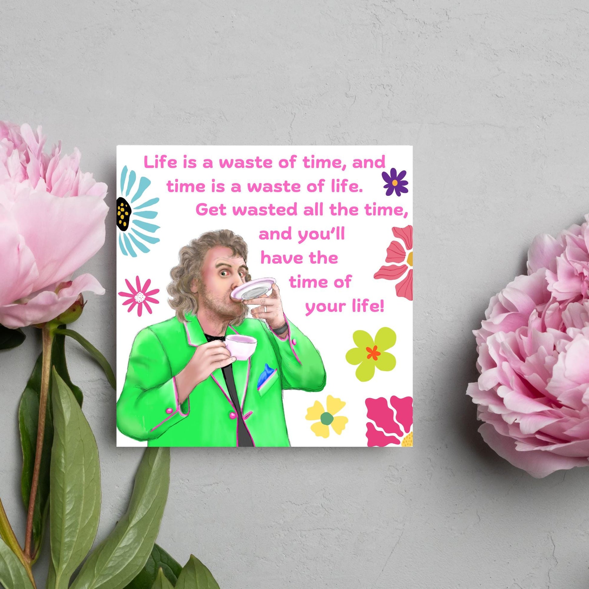 Billy Connolly Card Birthday Card, Funny Card for Him, Card for Her, Birthday Card, Friendship Card, Card For Dad