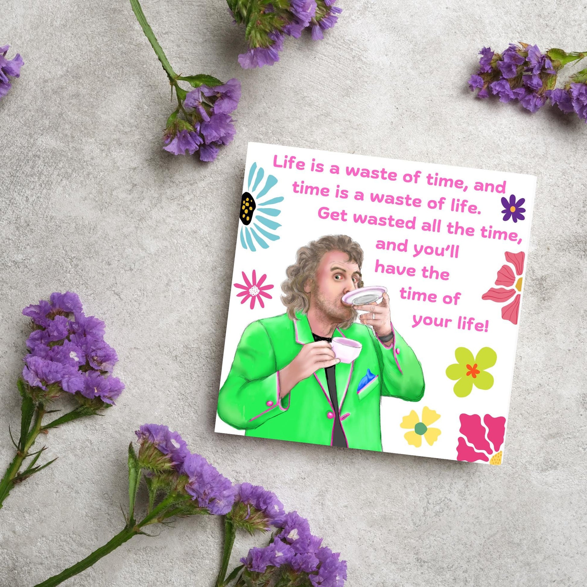 Billy Connolly Card Birthday Card, Funny Card for Him, Card for Her, Birthday Card, Friendship Card, Card For Dad