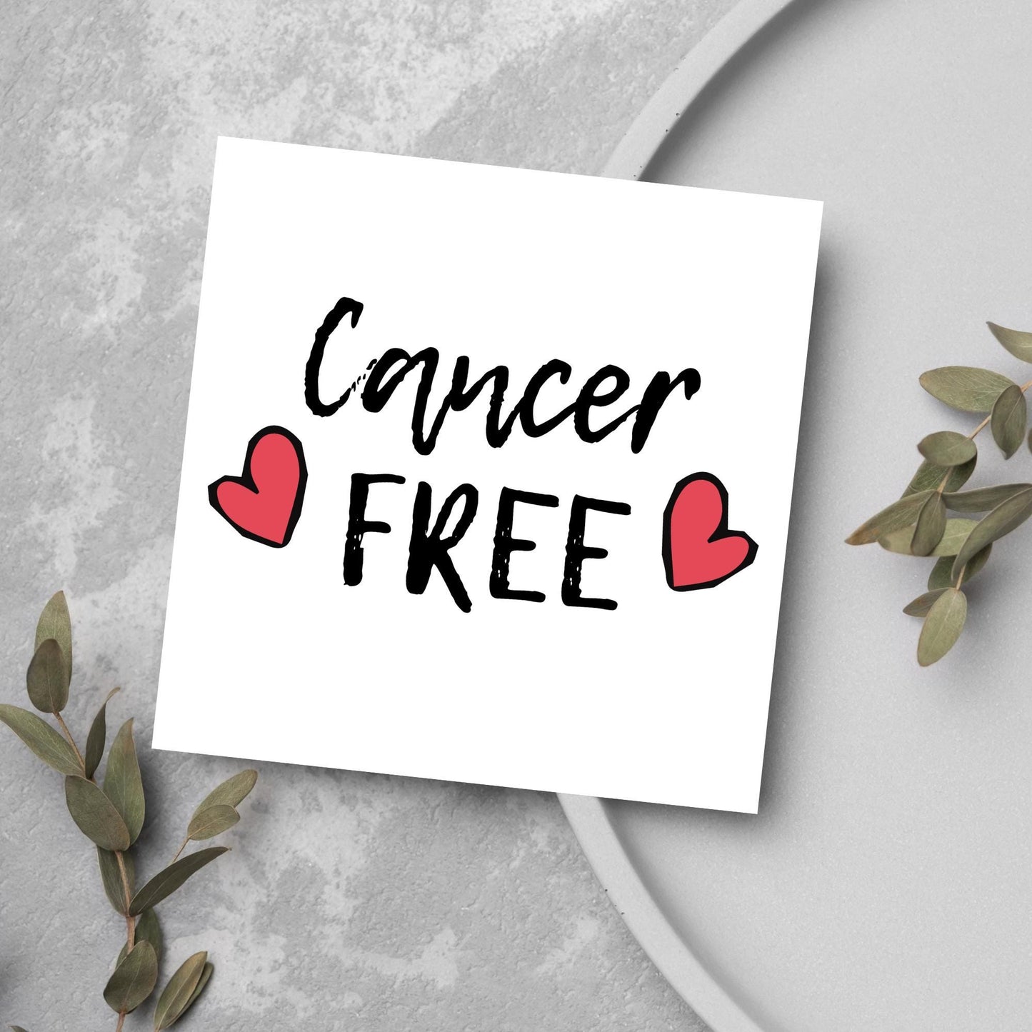 Card for Cancer Patients, End of Radiotherapy, End Of Chemotherapy, Well Done, Remision Card, Recovery Card, Finished Treatment Card