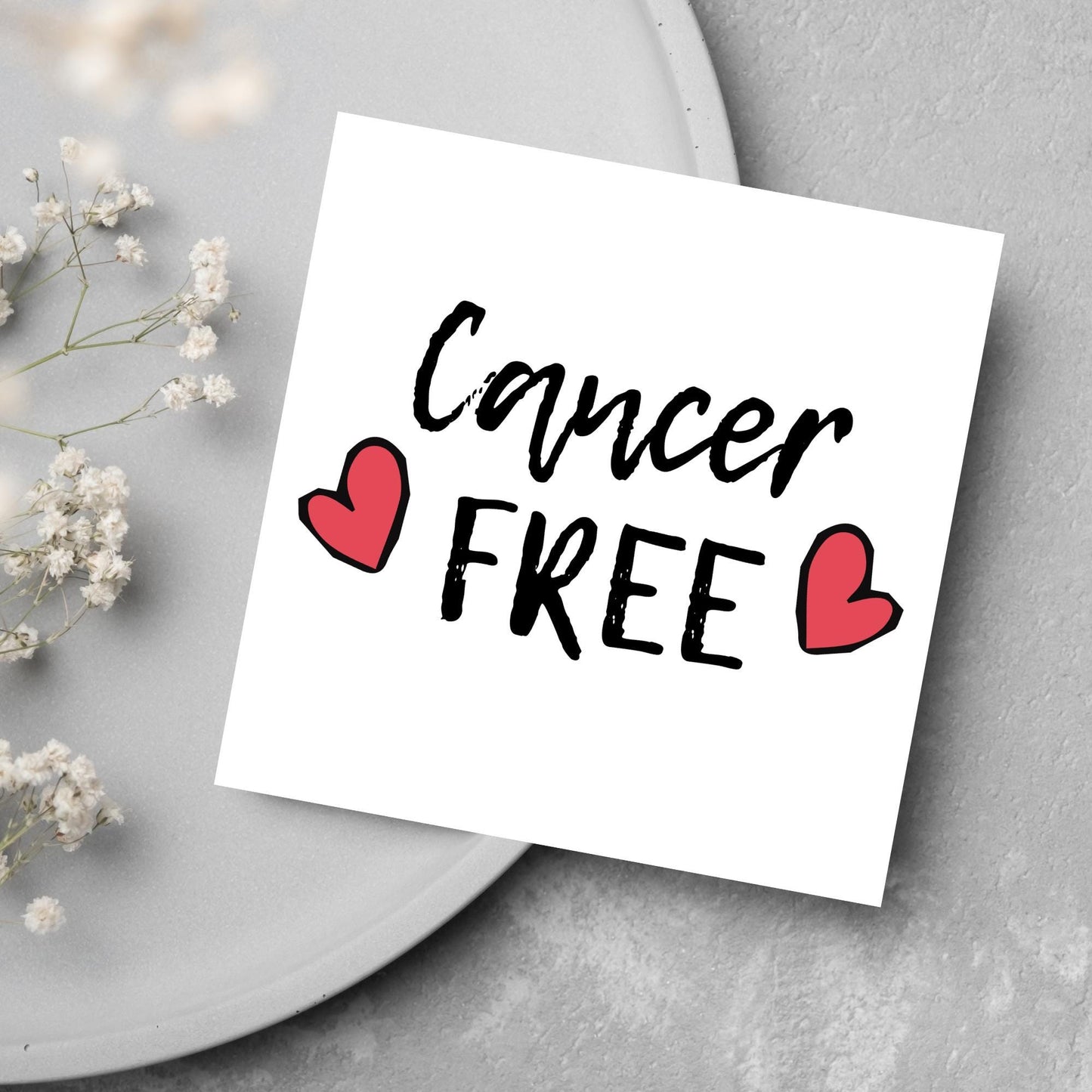Card for Cancer Patients, End of Radiotherapy, End Of Chemotherapy, Well Done, Remision Card, Recovery Card, Finished Treatment Card