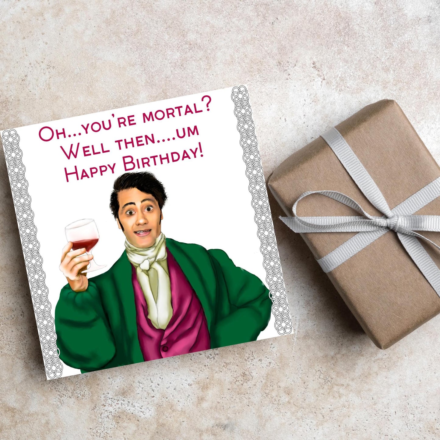 What We Do In The Shadows Birthday Card, Funny Birthday Card, Vampire Card, Taika Waititi, Goth Birthday Card, Viago Card, Movie Card