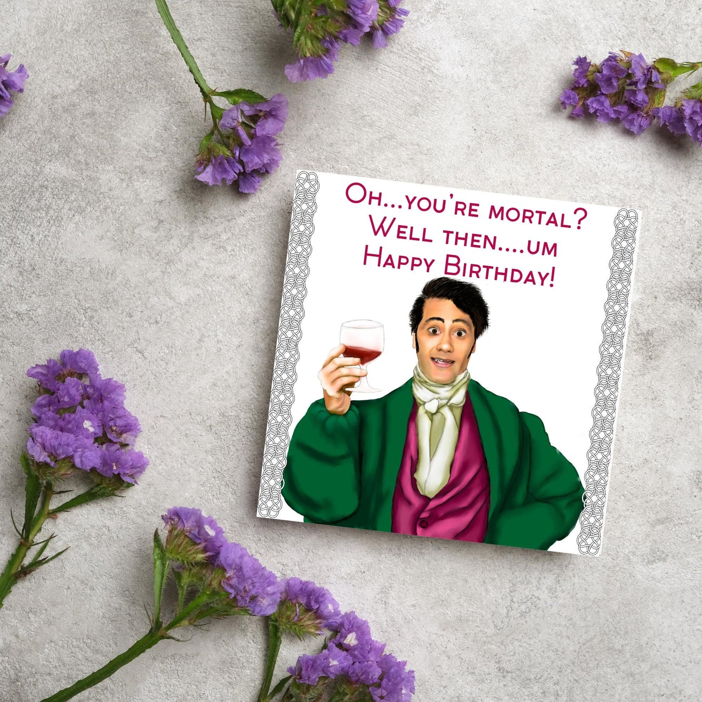 What We Do In The Shadows Birthday Card, Funny Birthday Card, Vampire Card, Taika Waititi, Goth Birthday Card, Viago Card, Movie Card