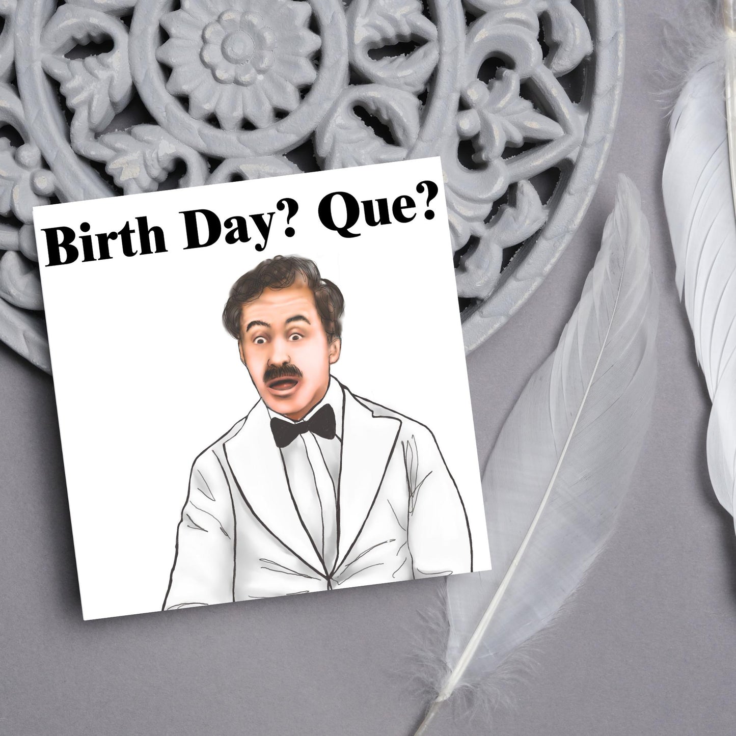 Fawlty Towers Manuel Birthday Card, Card For Him, Card For Her, Happy Birthday, Funny Birthday Card Basil Fawlty, Fawlty Towers Card