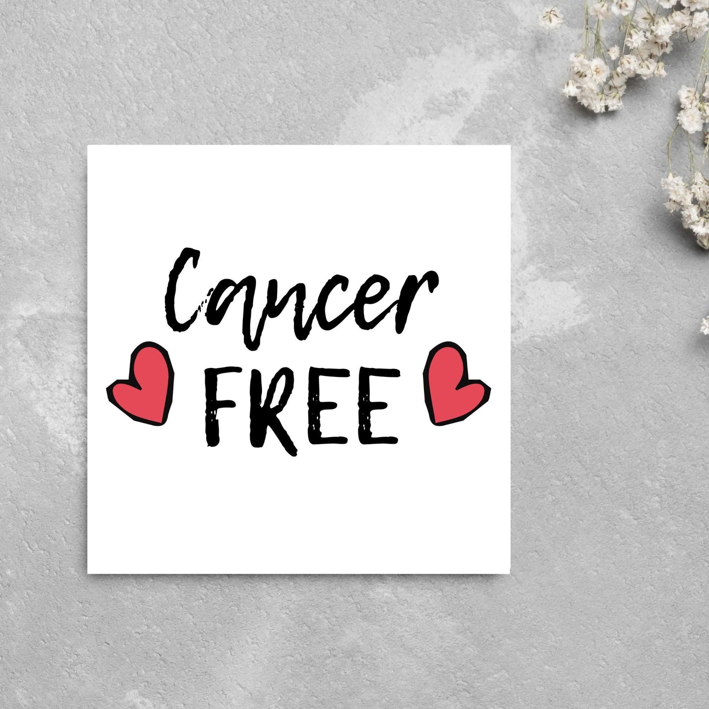 Card for Cancer Patients, End of Radiotherapy, End Of Chemotherapy, Well Done, Remision Card, Recovery Card, Finished Treatment Card