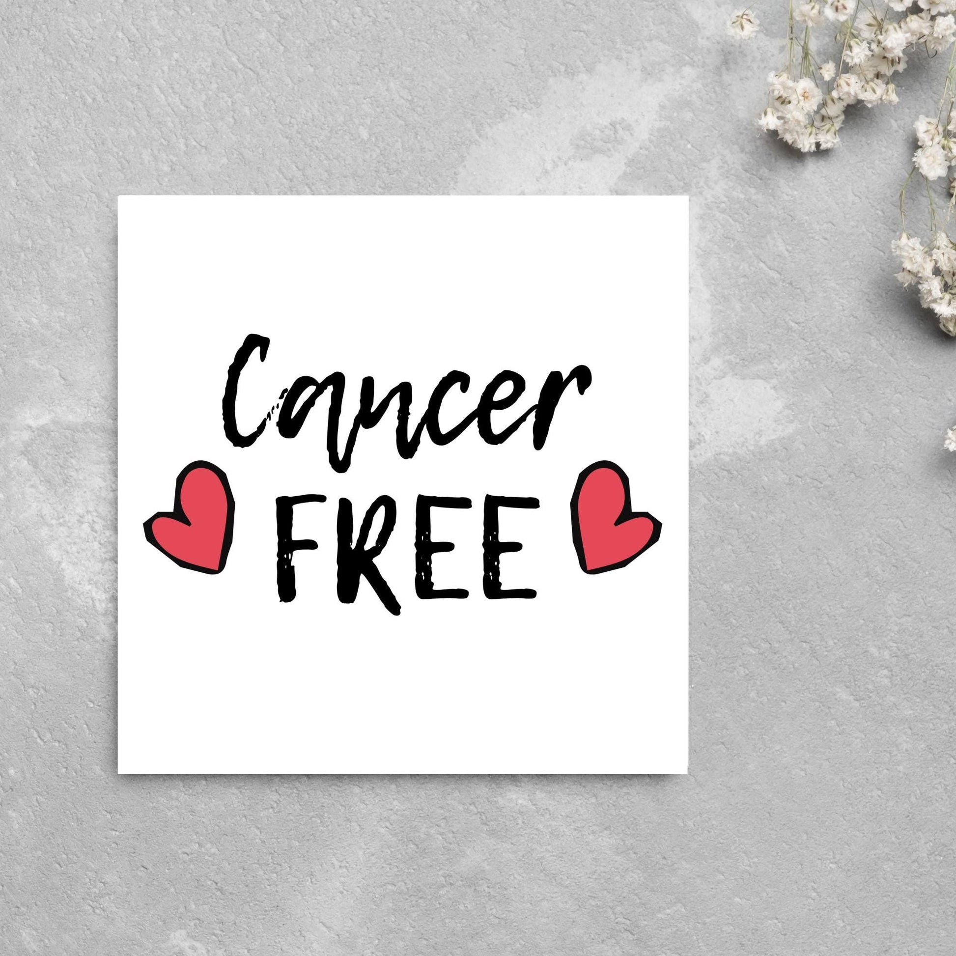 Card for Cancer Patients, End of Radiotherapy, End Of Chemotherapy, Well Done, Remision Card, Recovery Card, Finished Treatment Card