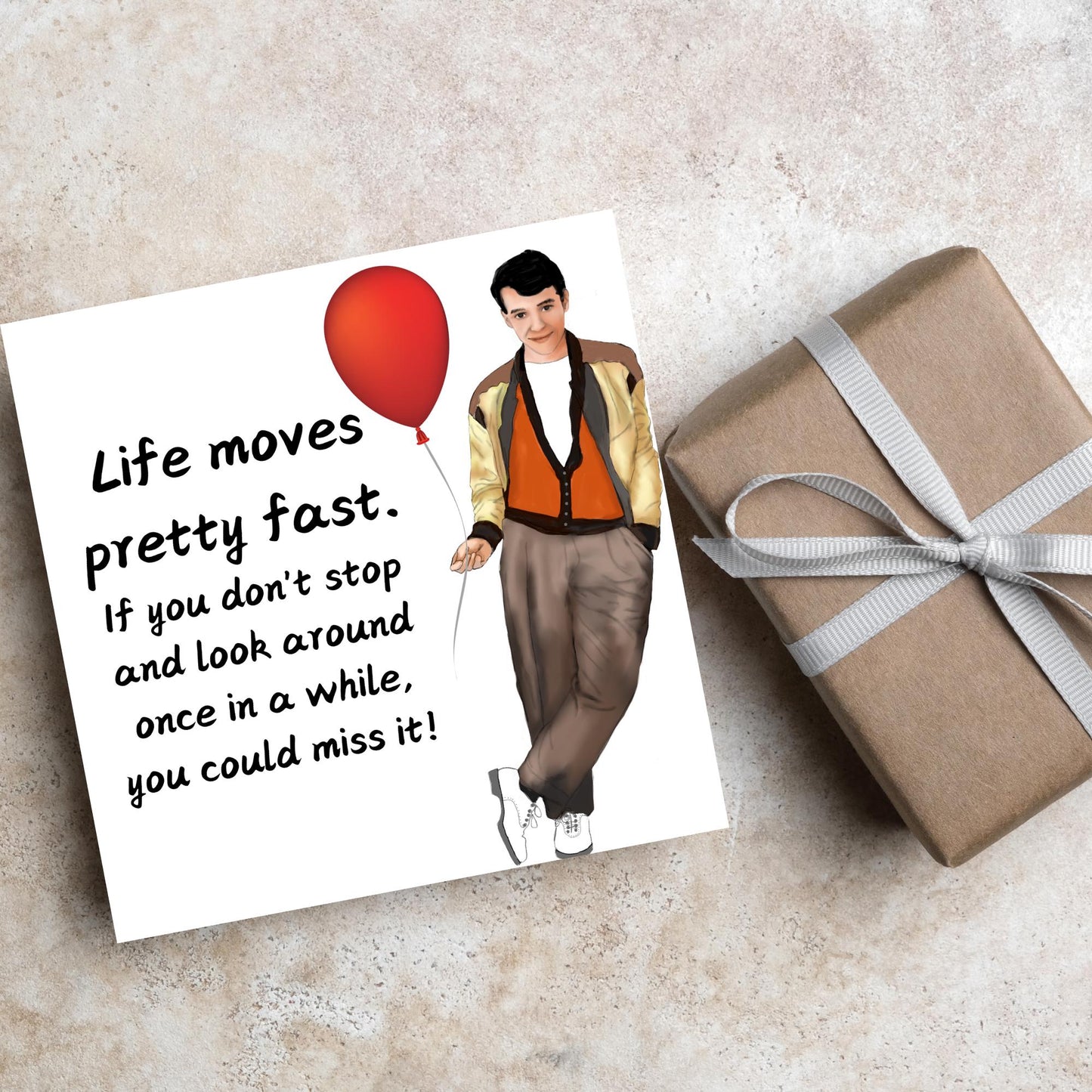 Ferris Bueller Birthday Card, Birthday Card, Ferris Buellers Day Off Birthday Card, 80's Birthday Card, 40th Birthday Card