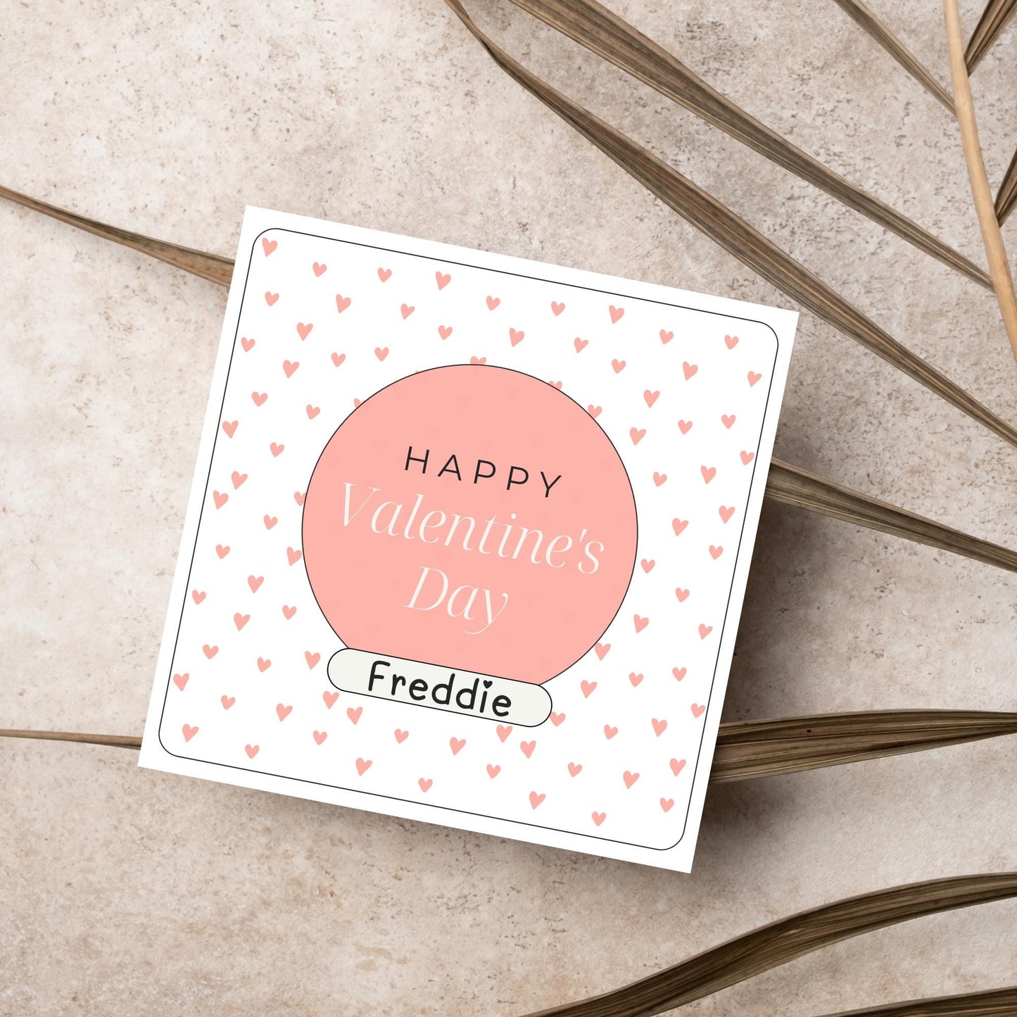 Personalised Love Card, Card for Him, Card for Her, Hearts Card, Card for Wife, - Card, Custom Love Card with Name