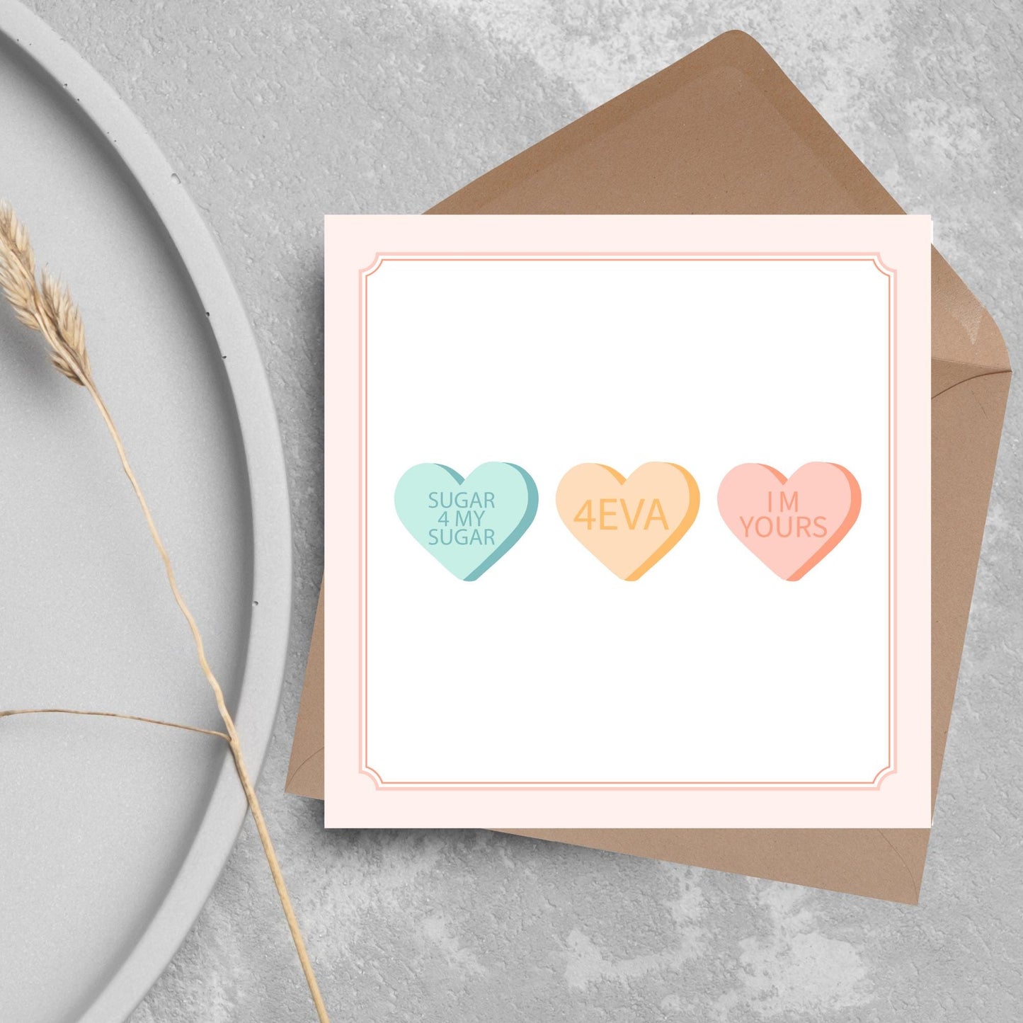 Anniversary Card, Love Hearts, Card for Him, Card for Her, Hearts Card, Card for Wife, Anniversary Card, Free Personalisation Available