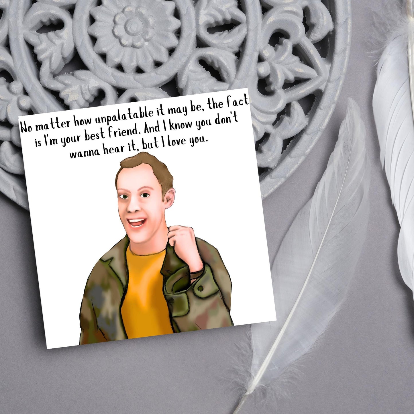 Peep Show Birthday Card, Jeremy Peep Show, Love Card, Anniversary Card, Any Occasion Card, Card For Him, Card For Her, Jez Peep Show