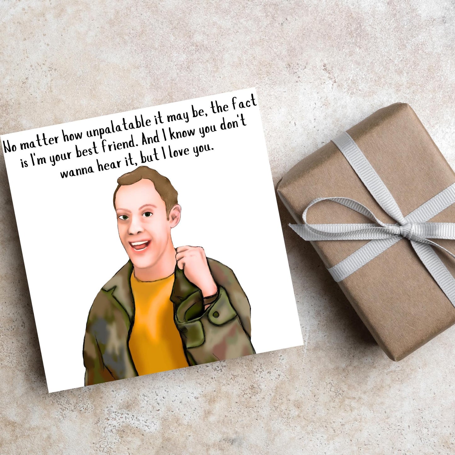 Peep Show Birthday Card, Jeremy Peep Show, Love Card, Anniversary Card, Any Occasion Card, Card For Him, Card For Her, Jez Peep Show