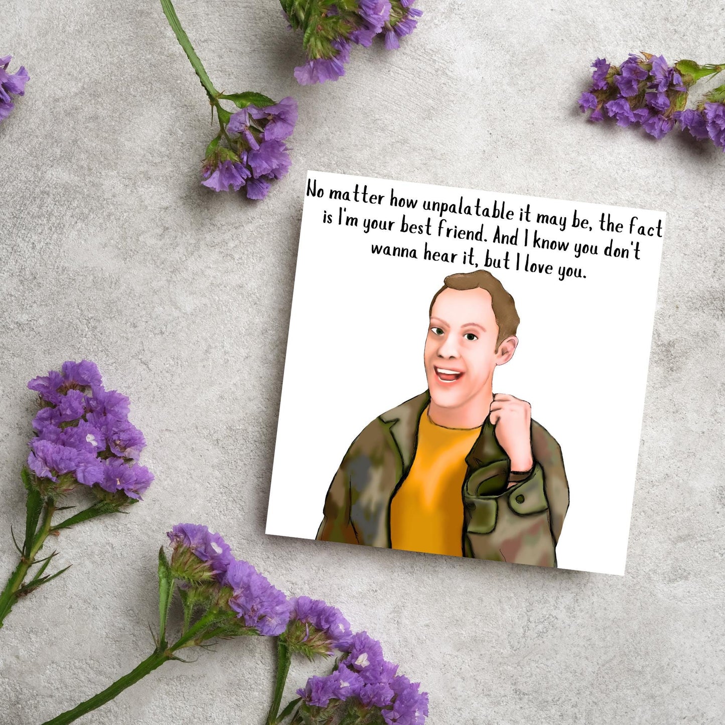 Peep Show Birthday Card, Jeremy Peep Show, Love Card, Anniversary Card, Any Occasion Card, Card For Him, Card For Her, Jez Peep Show