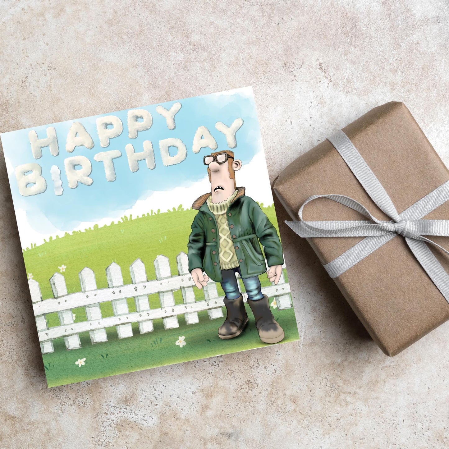 Shawn the Sheep Birthday card, Farmer Birthday Card, Card for her, Birthday Card, Card for Wife, Cute Birthday Card, Card For Child