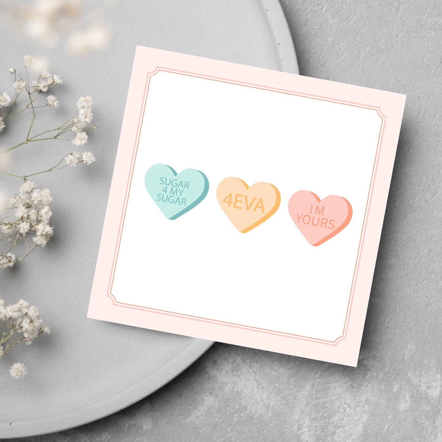 Anniversary Card, Love Hearts, Card for Him, Card for Her, Hearts Card, Card for Wife, Anniversary Card, Free Personalisation Available