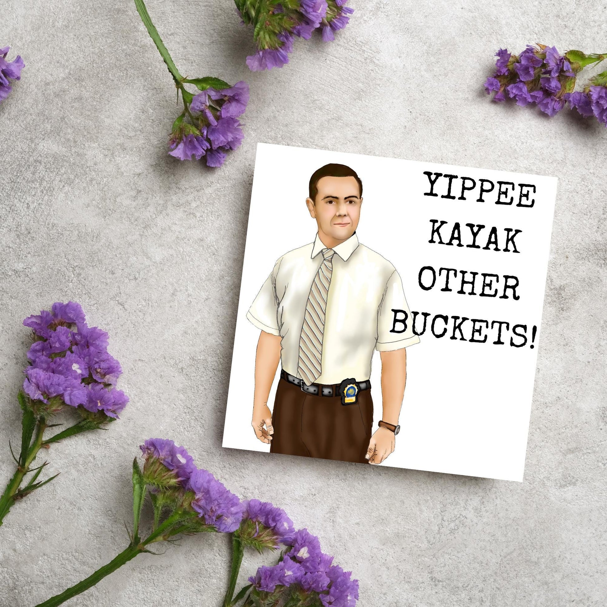 Brooklyn 99 Birthday Card, Charles Boyle Birthday, Funny Birthday Card for Friend, Brooklyn Nine Nine, Police Show Card