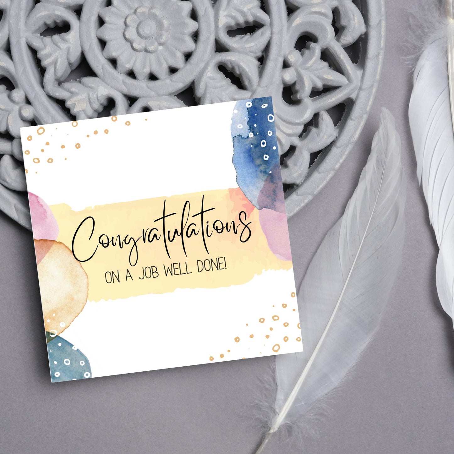 Well Done Card, Congratulations Card for Man, Card for Son, Card for Brother, Card for Husband, Mens Congratulations Card, New Job Card