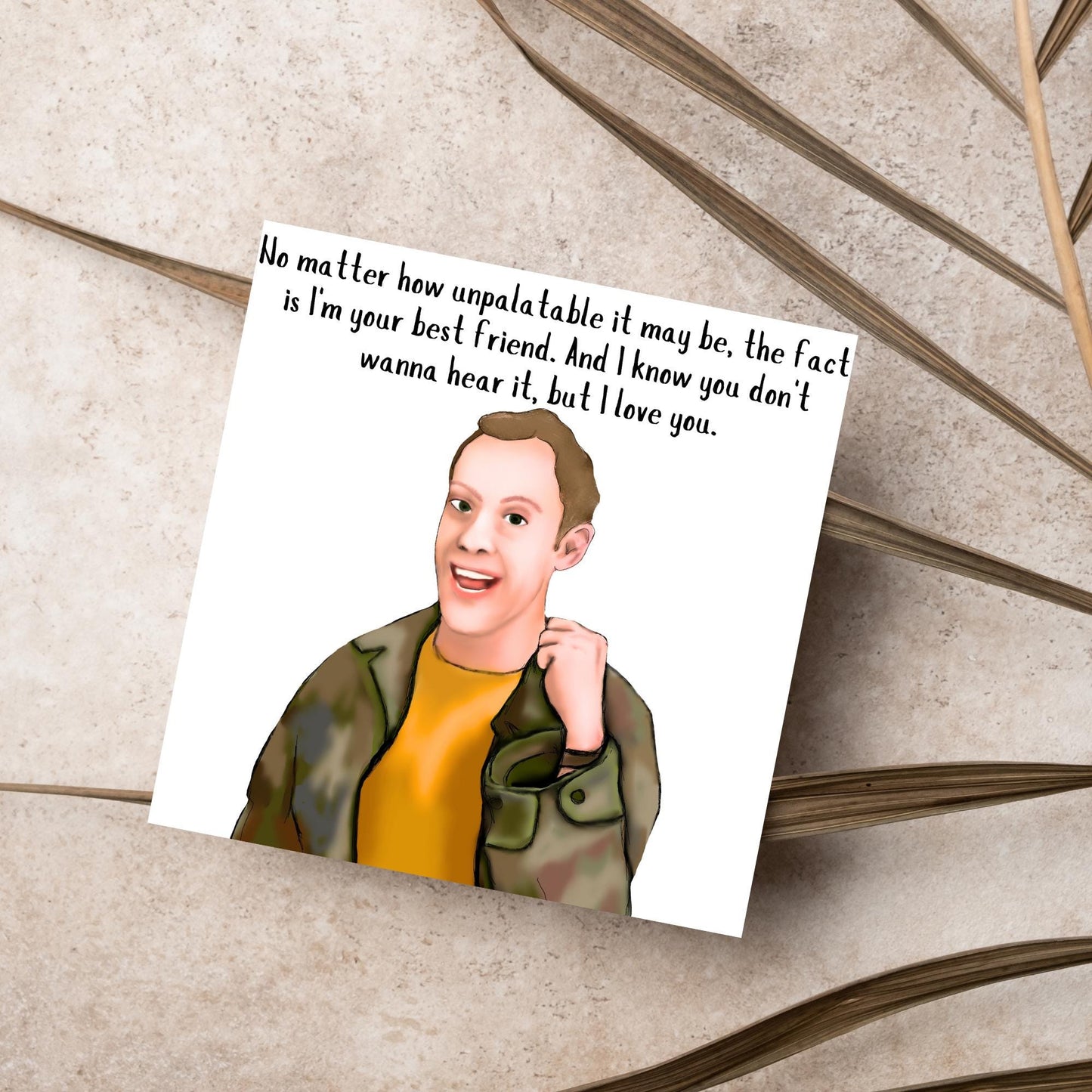 Peep Show Birthday Card, Jeremy Peep Show, Love Card, Anniversary Card, Any Occasion Card, Card For Him, Card For Her, Jez Peep Show