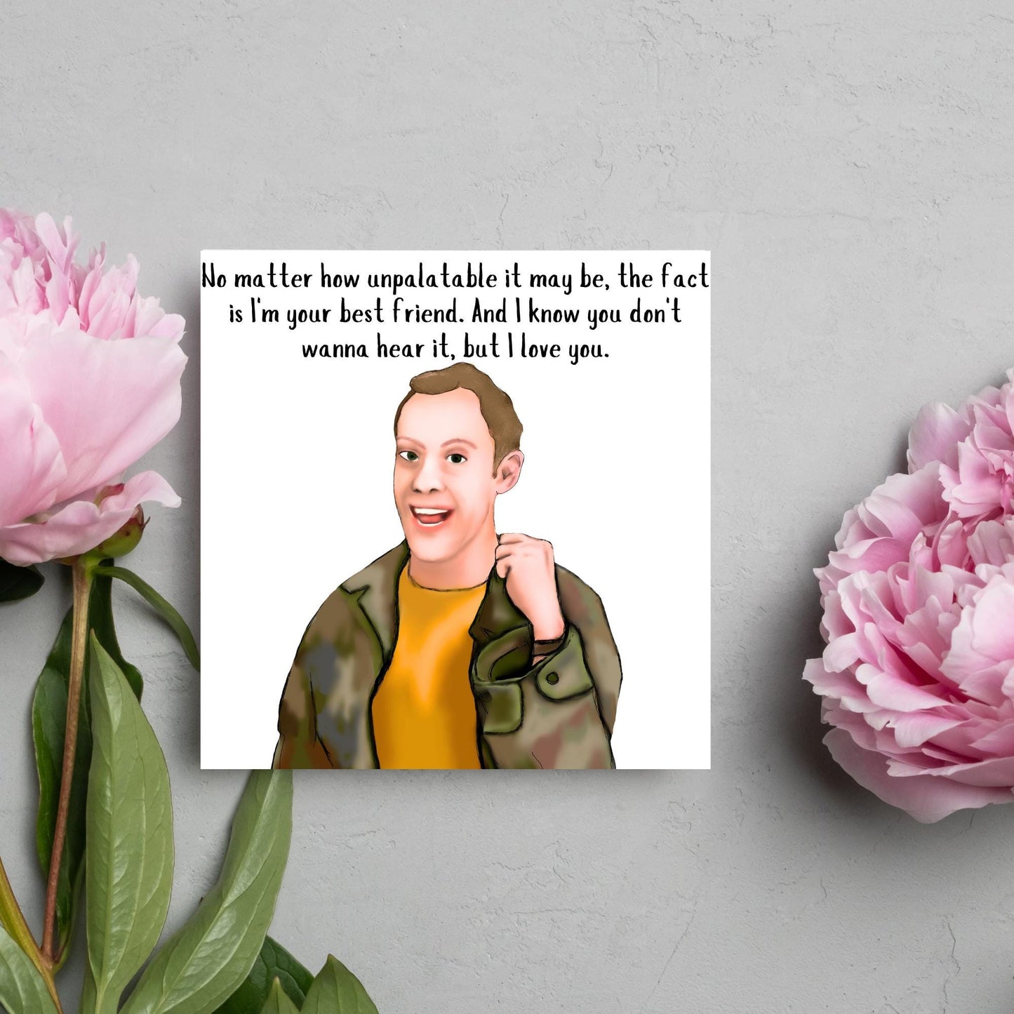 Peep Show Birthday Card, Jeremy Peep Show, Love Card, Anniversary Card, Any Occasion Card, Card For Him, Card For Her, Jez Peep Show