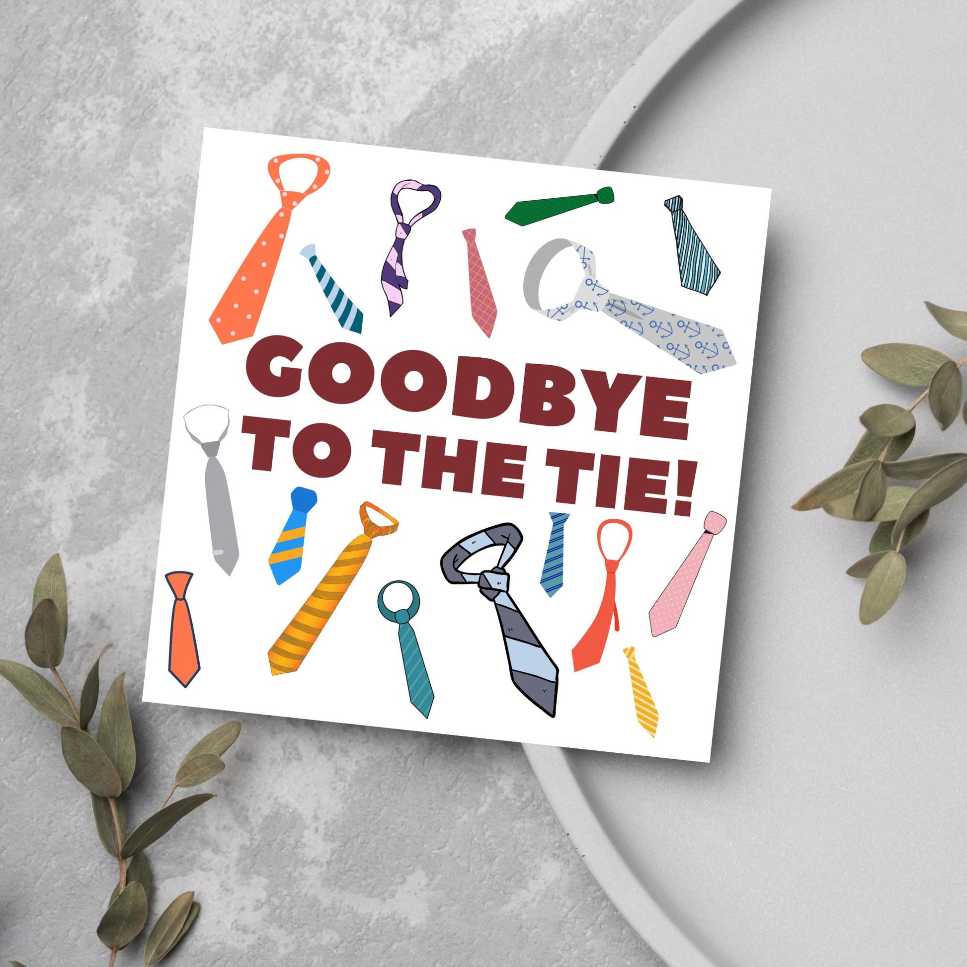 Mens Retirement Card, Leaving Card for Him, Congratulations Card, Retired Card, Retiring, We'll Miss You Card, Teacher Retirement,