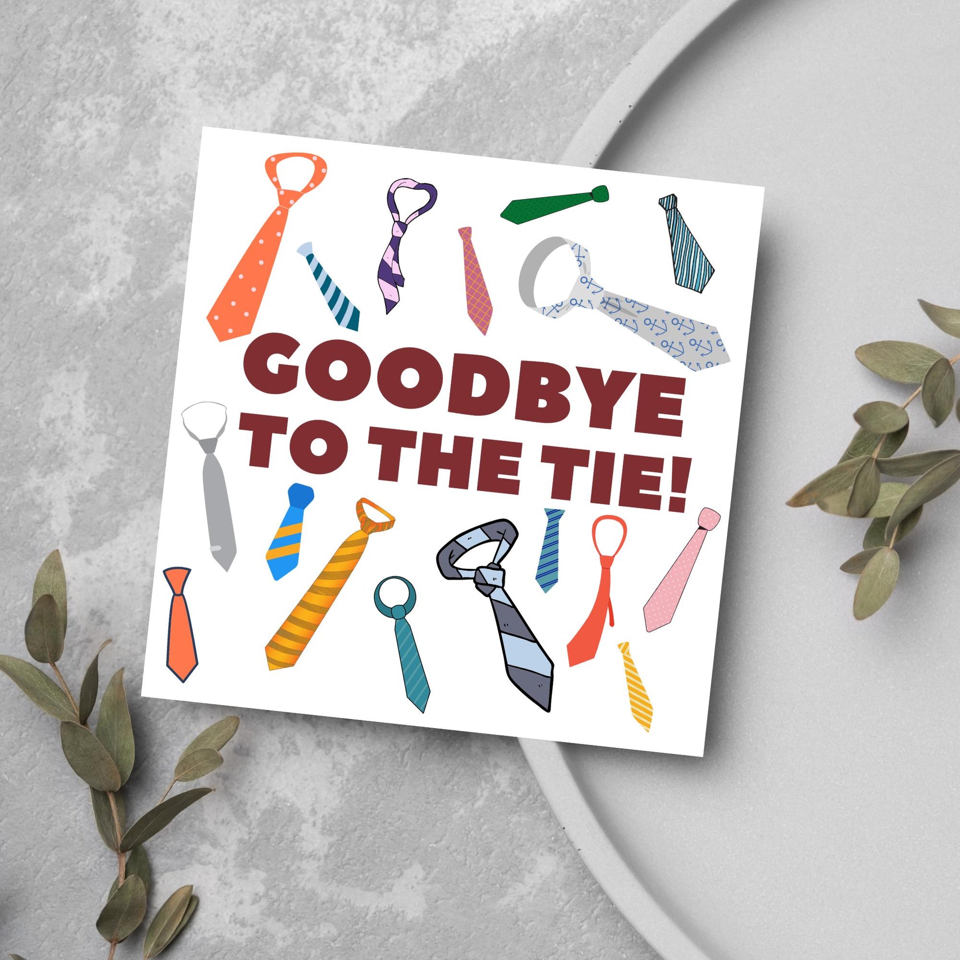 Mens Retirement Card, Leaving Card for Him, Congratulations Card, Retired Card, Retiring, We'll Miss You Card, Teacher Retirement,