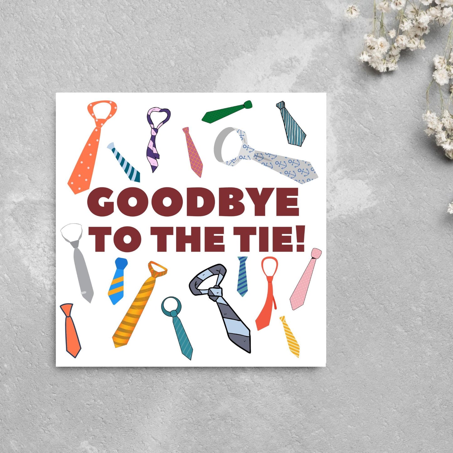 Mens Retirement Card, Leaving Card for Him, Congratulations Card, Retired Card, Retiring, We'll Miss You Card, Teacher Retirement,