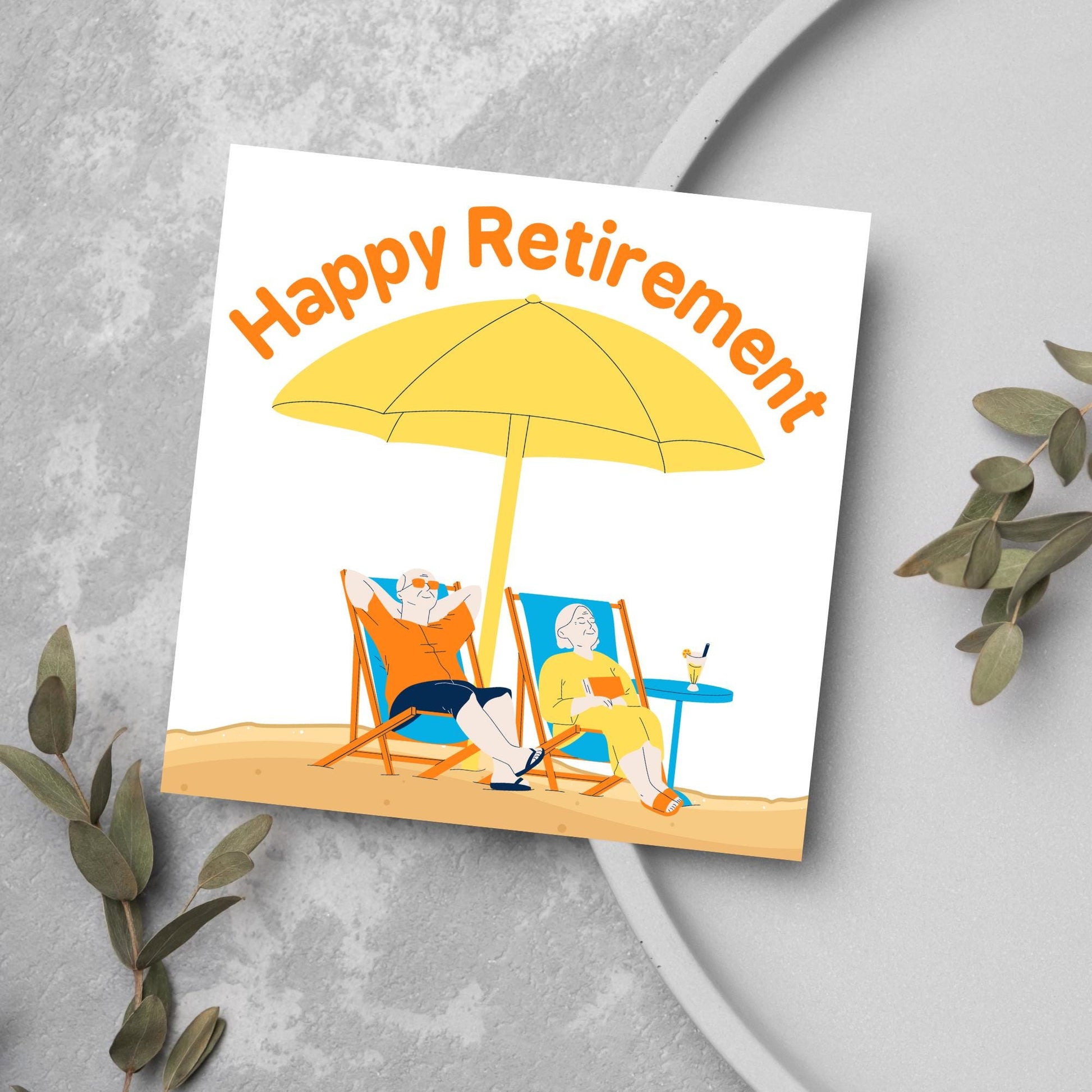 Retirement Card, Good Luck Card, Best of Luck Card, Work Leaving Card, Card for Retirement, Happy Retirement, For Him, For Her