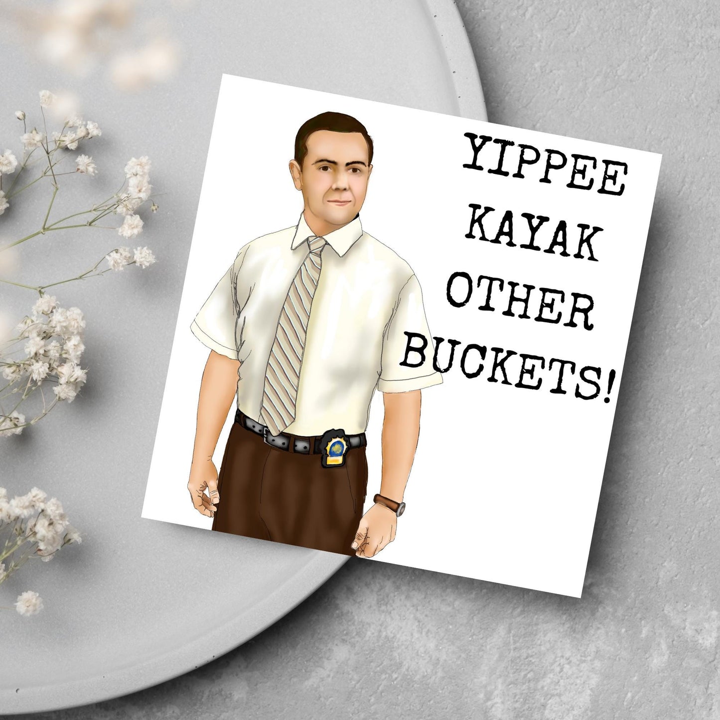 Brooklyn 99 Birthday Card, Charles Boyle Birthday, Funny Birthday Card for Friend, Brooklyn Nine Nine, Police Show Card