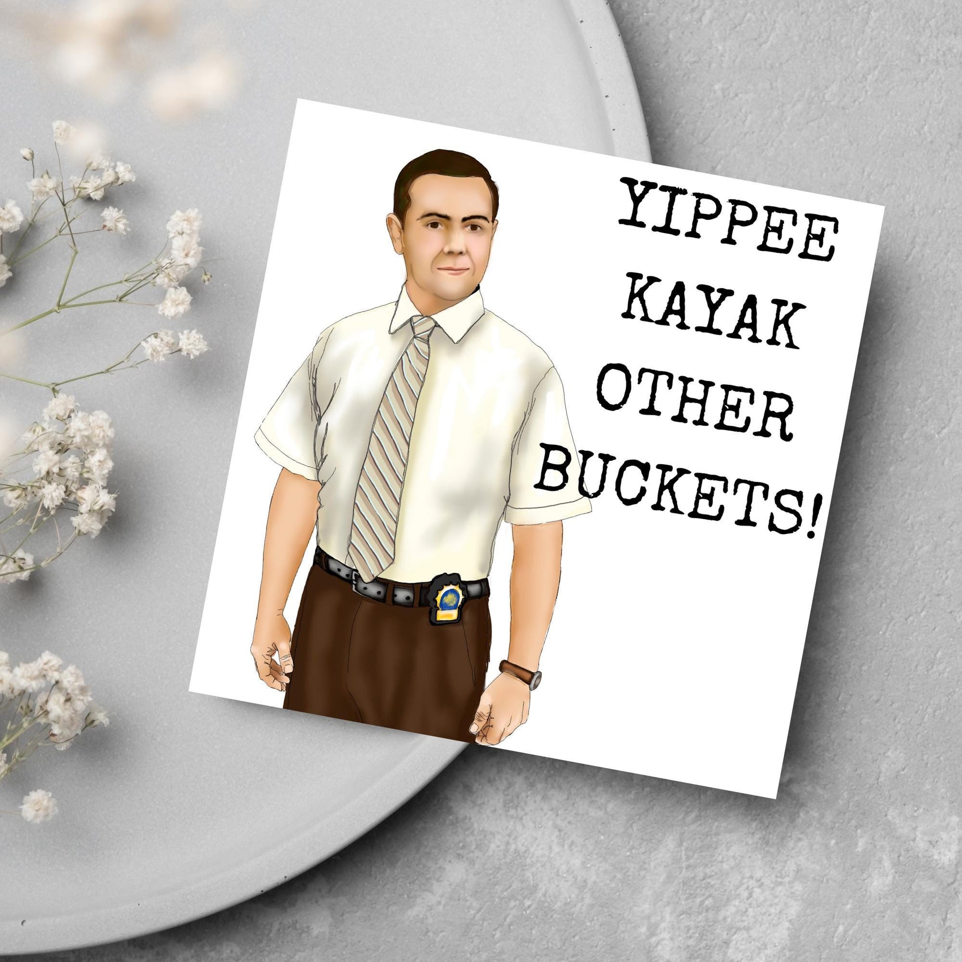 Brooklyn 99 Birthday Card, Charles Boyle Birthday, Funny Birthday Card for Friend, Brooklyn Nine Nine, Police Show Card
